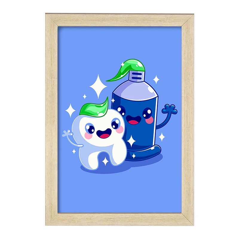 تابلو خندالو مدل دندان و دندانپزشکی کودکانه کد 27765