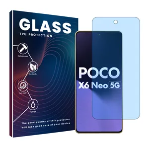 Glass Resistant model anti-blue ray screen protector suitable for Xiaomi Poco X6 Neo 5G mobile phone