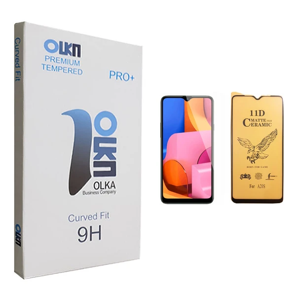 محافظ صفحه نمایش سرامیکی الکا مدل +PRO مناسب برای گوشی موبایل سامسونگ Galaxy A20s