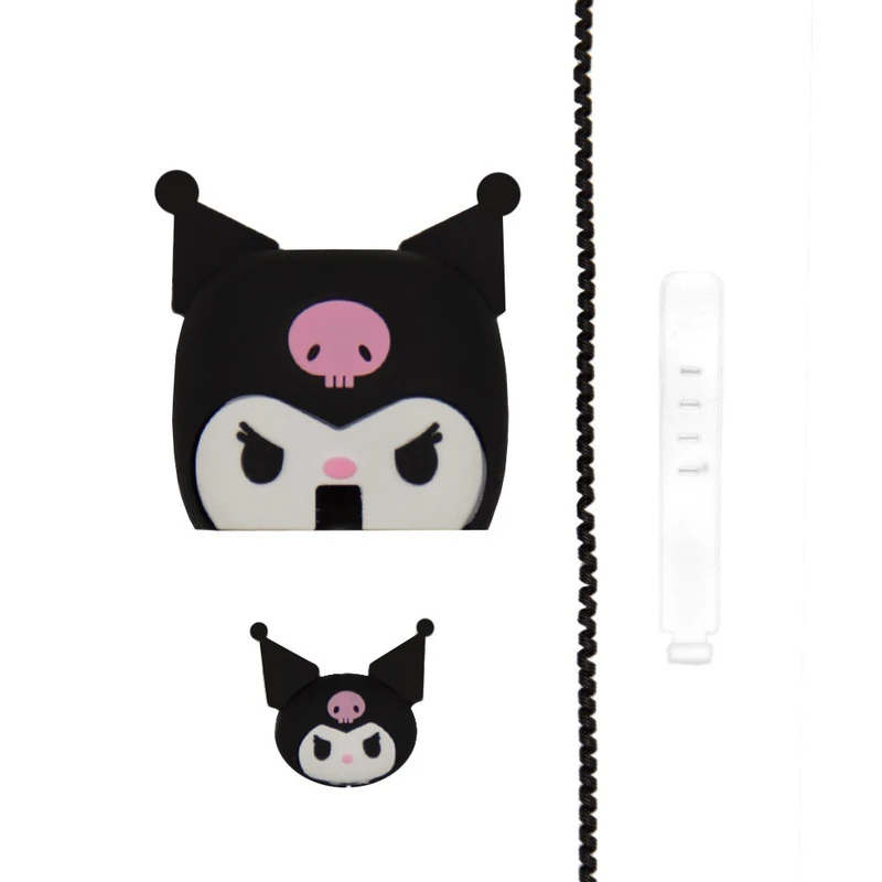 محافظ کابل مدل کرومی به همراه محافظ شارژ دیواری 25وات مجموعه 4 عددی