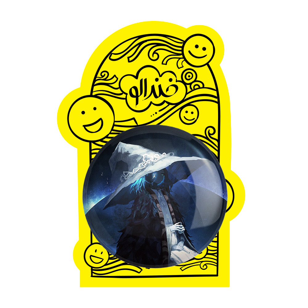 آینه جیبی خندالو طرح بازی الدن رینگ Elden Ring مدل تاشو کد 26127