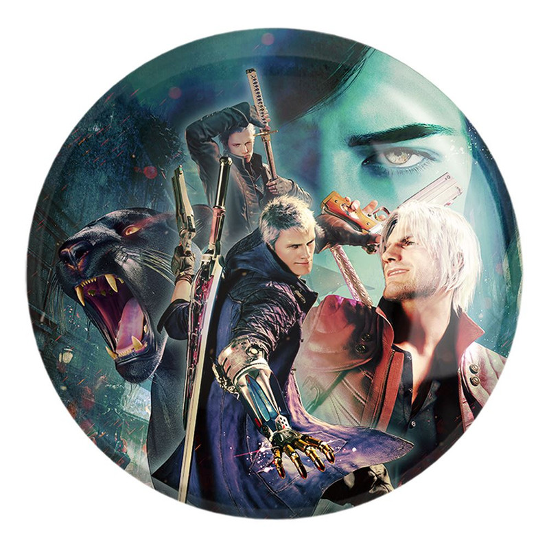 پیکسل خندالو طرح بازی دویل می کرای Devil May Cry کد 30207 مدل بزرگ