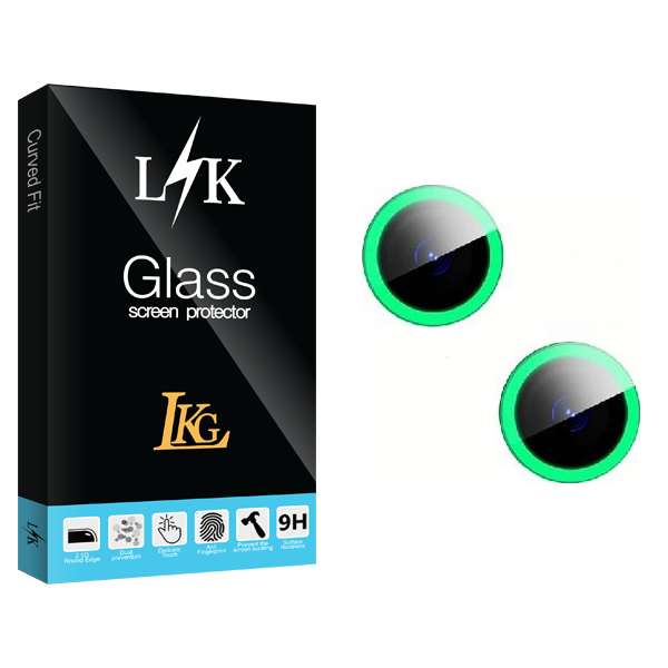 محافظ لنز گوشی ال کا جی مدل LK GlassBLACKLIGHT مناسب برای گوشی موبایل اپل iPhone 13