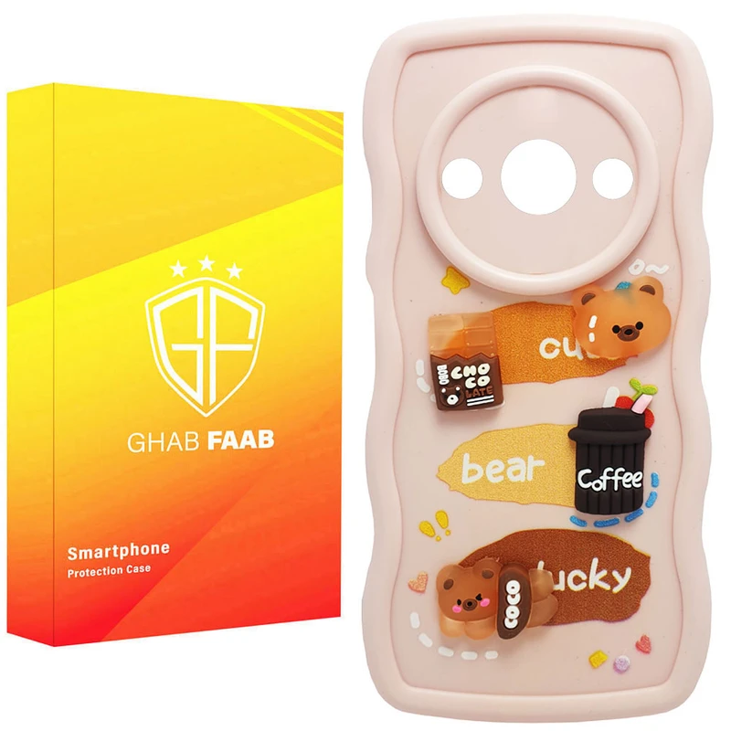 کاور قاب فاب مدل سیلیکونی فانتزی طرح دخترانه مناسب برای گوشی موبایل شیائومی Redmi A3 / Redmi A3X