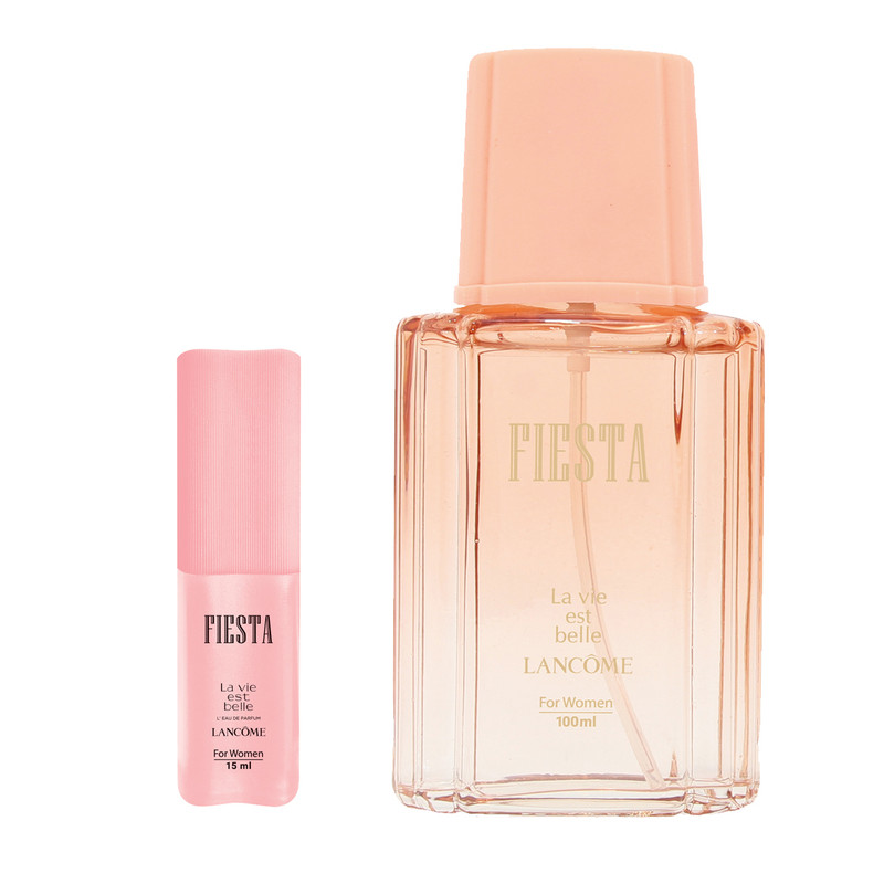 ادو پرفیوم زنانه فیستا مدل Lancome La Vie Est Belle حجم 100 میلی لیتر به همراه عطر جیبی زنانه فیستا حجم 15 میلی لیتر