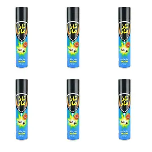 اسپری حشره کش تارومار مدل flying insect killer حجم 400 میلی لیتر مجموعه 6 عددی