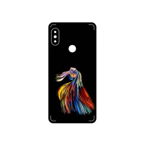 MAHOOT Rainbow Hair Digital Art Cover Sticker for Xiaomi Redmi Note 5 Pro