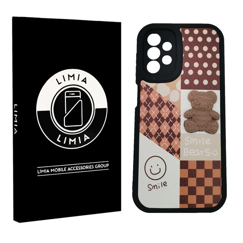 کاور لیمیا مدل فانتزی لنزدار ژله ای طرح عروسکی برجسته مناسب برای گوشی موبایل سامسونگ Galaxy A13 4G