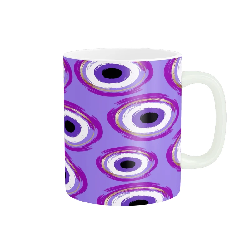 ماگ پادآفرین مدل فانتزی طرح چشم نظر کد p9760