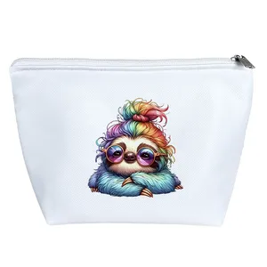 کیف لوازم آرایش دخترانه خندالو مدل تنبل رنگی کد H1907