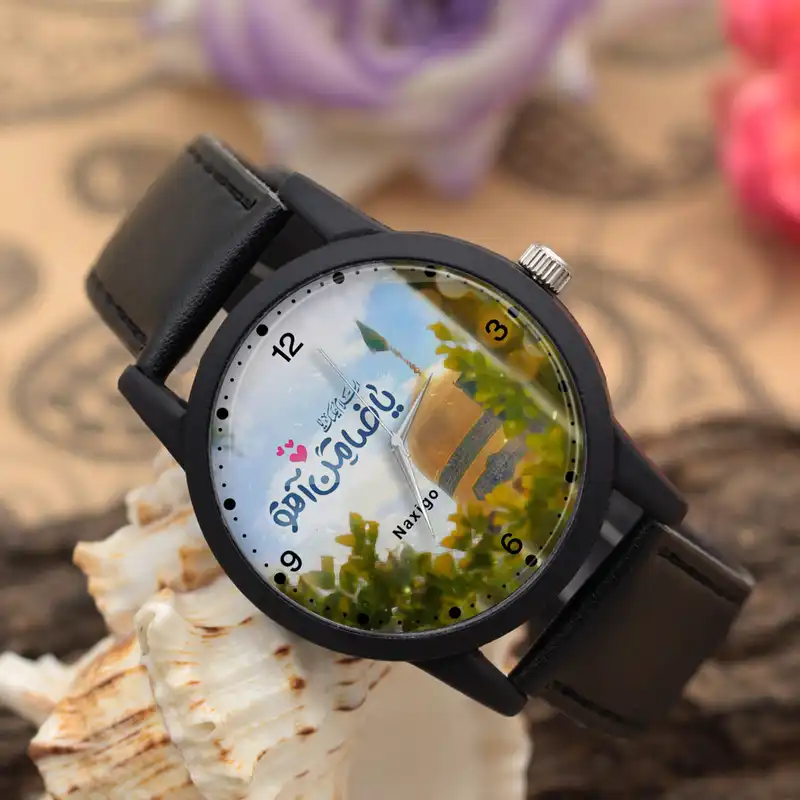 ساعت مچی عقربه ای ناکسیگو مدل یا ضامن آهو کد LF12577