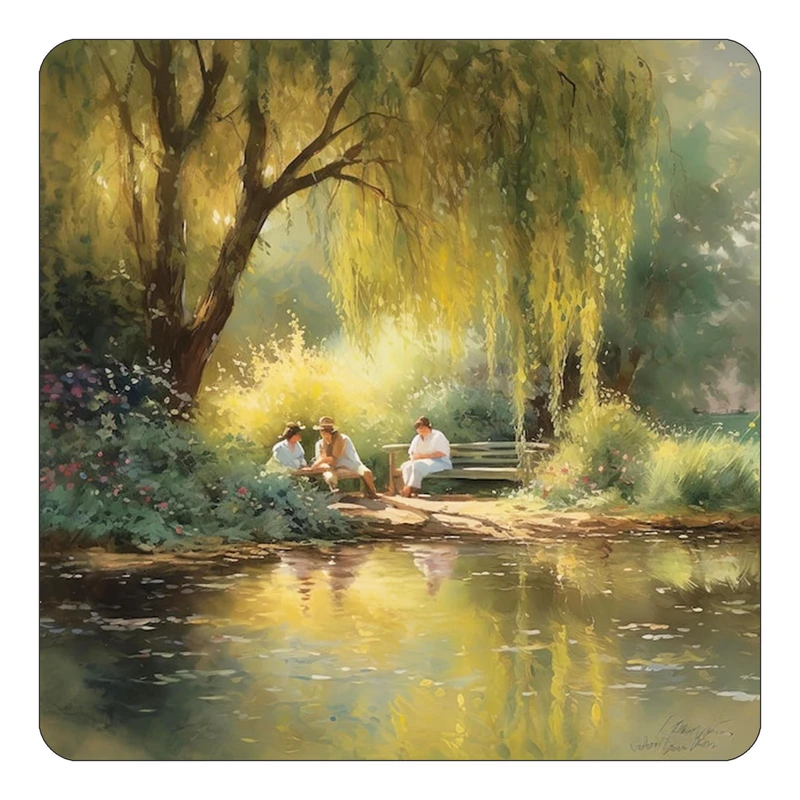 مگنت کاکتی طرح نقاشی رنگ روغن مدل mp72501