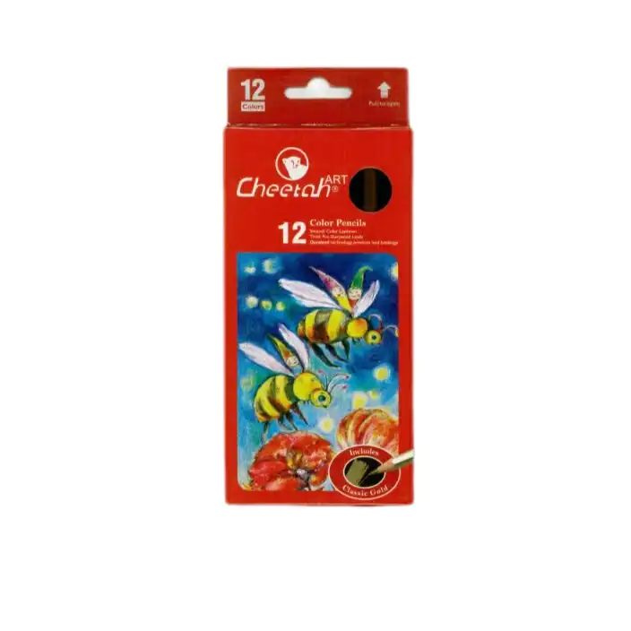 مداد رنگی 12 رنگ چیتا کد 01
