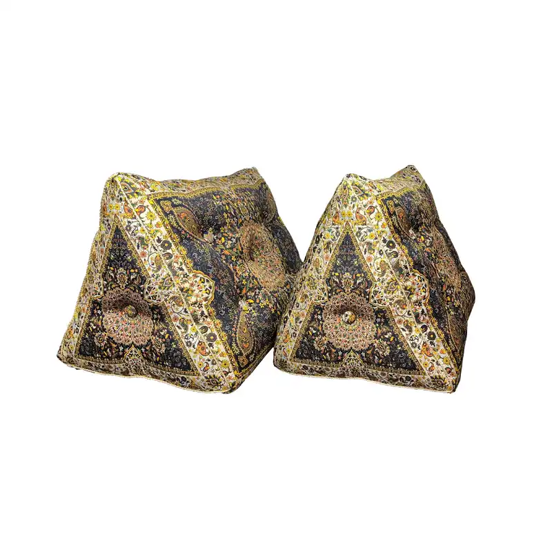 ست 7 تکه پشتی ترمه مدل شاه نشین کد 2121