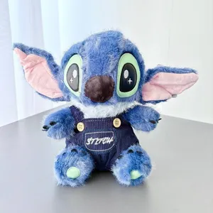 عروسک پولیشی استیچ طرح لباس کبریتی ارتفاع ۲۵ سانتی متر