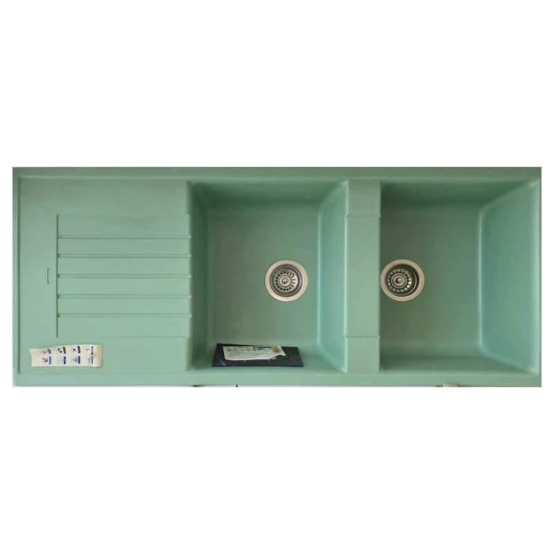 سینک ظرفشویی گرانیت توکار دو لگنه مدل SG3032