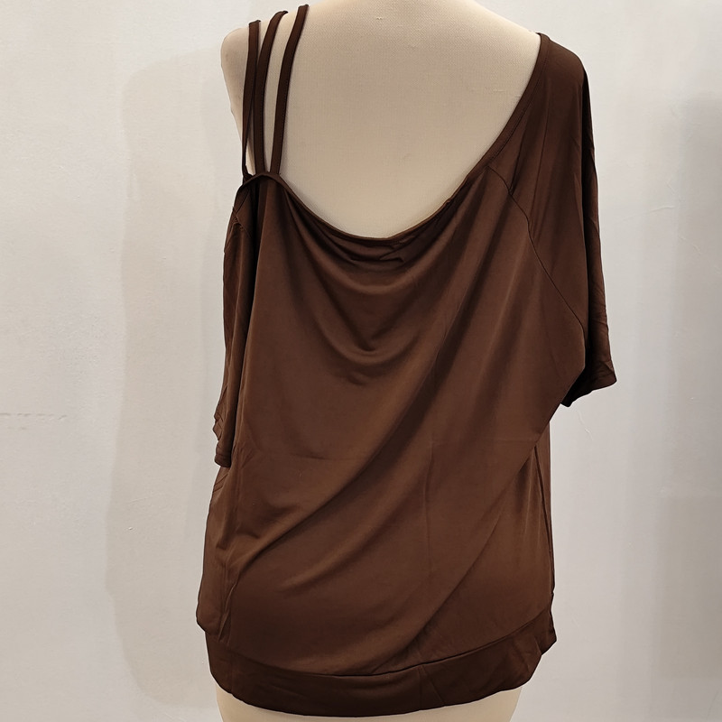 بلوز آستین کوتاه زنانه شین مدل رومی مجلسی