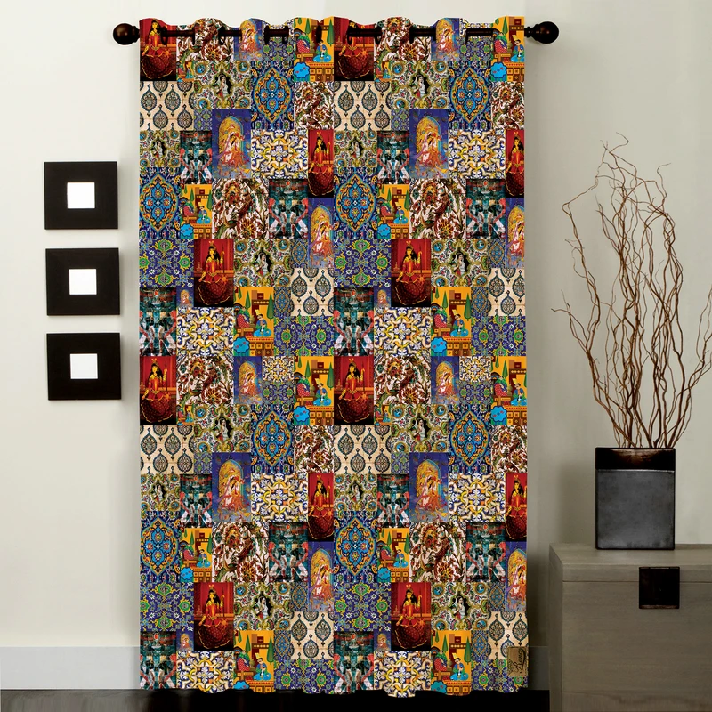 پرده رنس مدل CC1-50132 سایز 290x138 سانتی متر