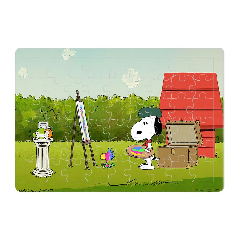 پازل 54 تکه هومرو مدل PL415 طرح انیمیشن اسنوپی