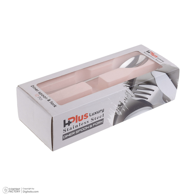 سرویس قاشق و چنگال 12 پارچه اچ پلاس مدل هانوفر کد 271