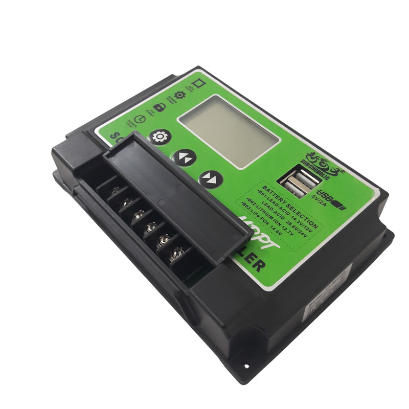 شارژ کنترلر MPPT60A ولتاژ اتوماتیک 12V/24Vسانچونگلیک مدل FT-M1260A