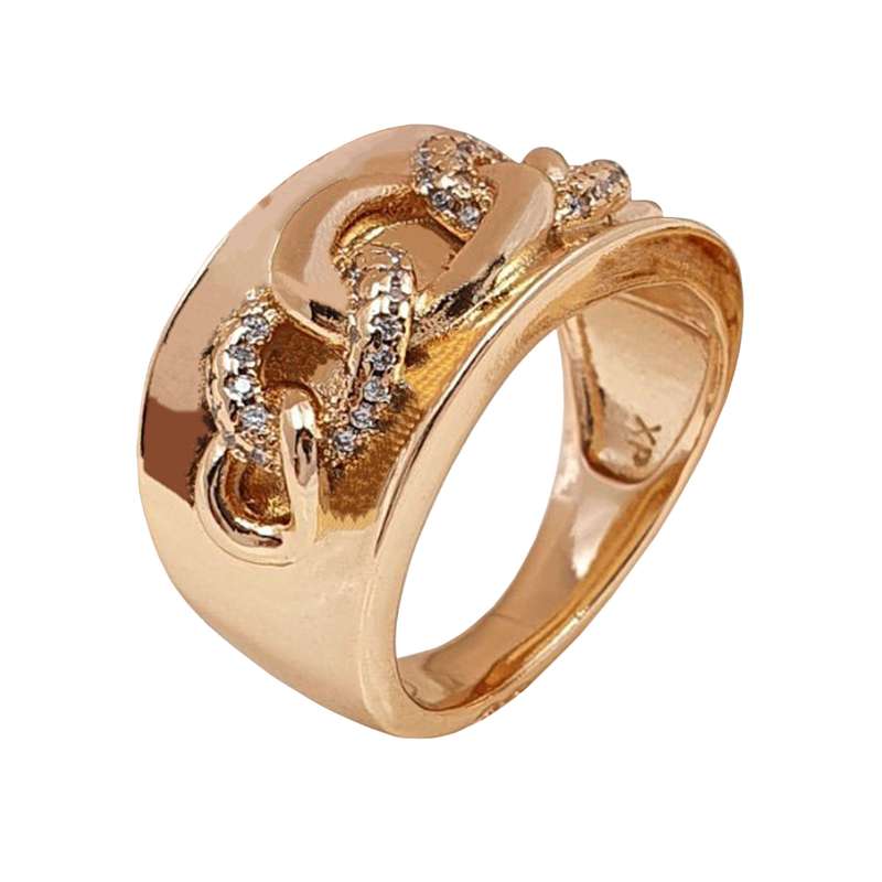 انگشتر زنانه ژوپینگ مدل زنجیره