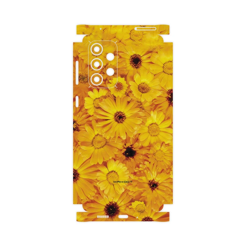 برچسب پوششی ماهوت مدل Yellow-Flower-FullSkin مناسب برای گوشی موبایل سامسونگ Galaxy A33 5G