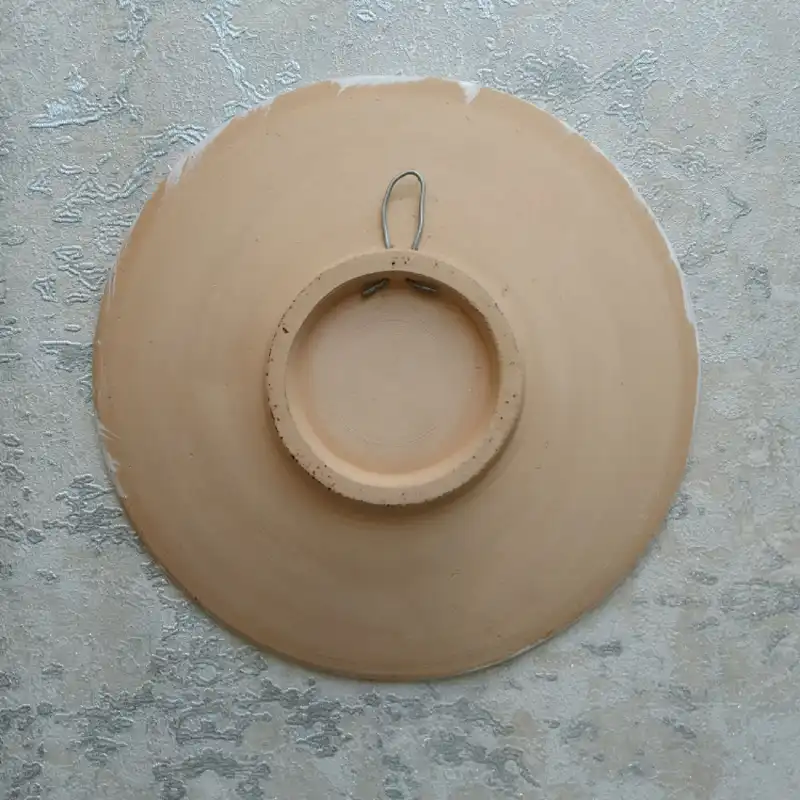 بشقاب دیوارکوب سفالی طرح کودکانه مدل فیل کوچولو