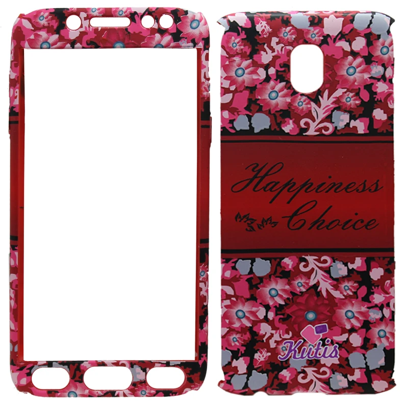 کاور 360 درجه طرح Happiness مدل KTS-01 مناسب برای گوشی موبایل سامسونگ Galaxy J5 Pro / J530