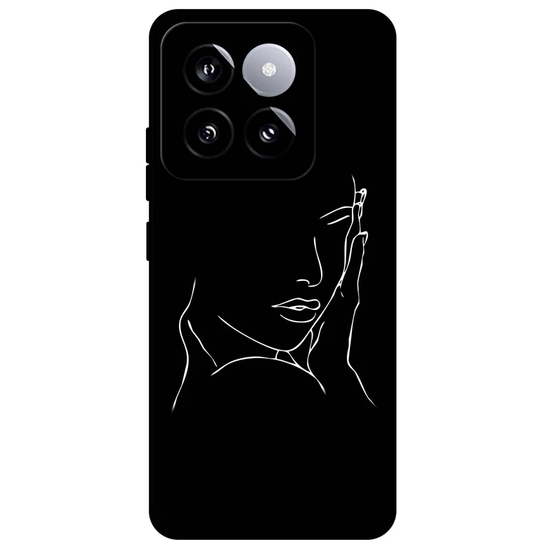 کاور مگافون طرح دخترانه مدل 8153 مناسب برای گوشی موبایل شیائومی 14 Pro