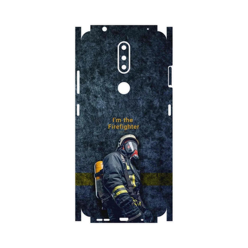 برچسب پوششی ماهوت مدل Firefighter-FullSkin مناسب برای گوشی موبایل نوکیا 2.4
