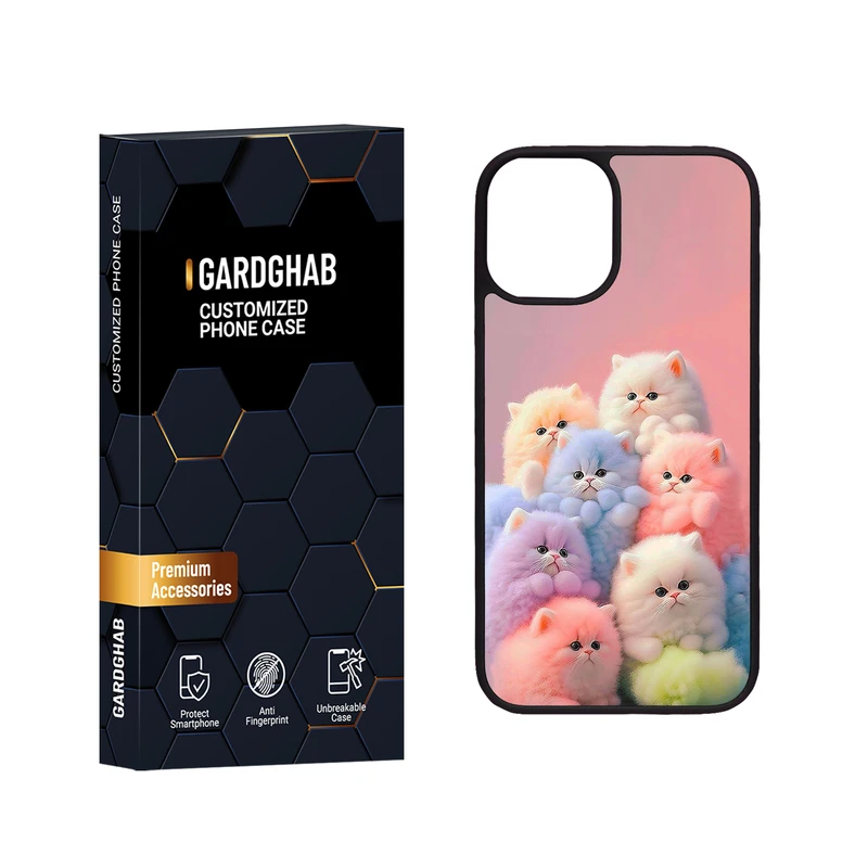 کاور گارد قاب مدل دور ژله ای فانتزی مناسب برای گوشی موبایل اپل iPhone 12 Mini