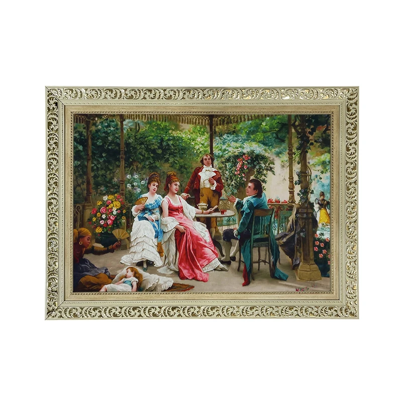 تابلو فرش ماشینی طرح دستبافت مدل سایه بان کد 8170