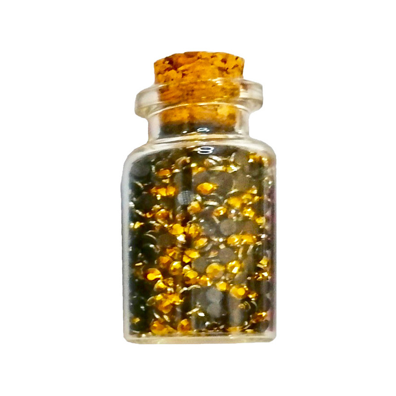 نگین ناخن مدل RND-YLSILV02 مجموعه 2 عددی