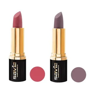 رژ لب جامد ساویز کد S32 S61 مجموعه 2 عددی