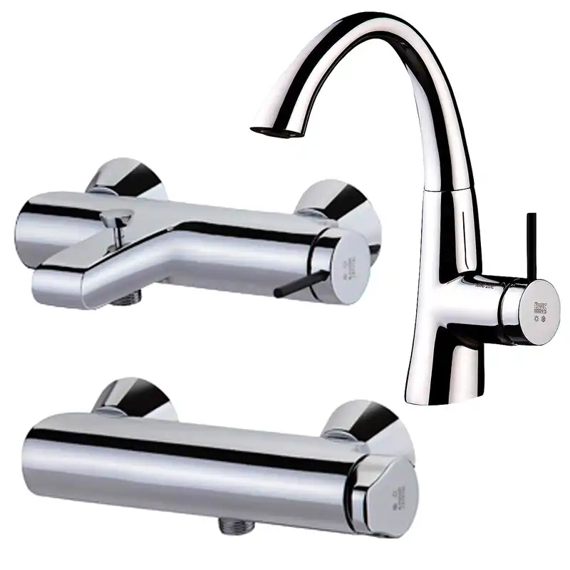 ست شیرآلات کی دبلیو سی مدل زو