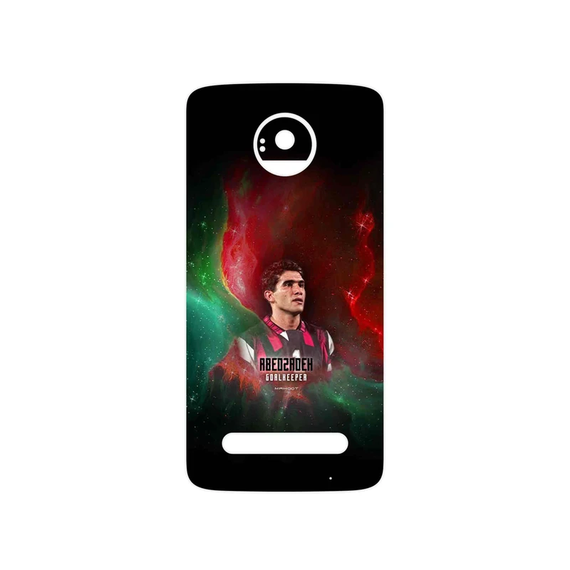 برچسب پوششی ماهوت مدل Ahmad Reza Abedzadeh مناسب برای گوشی موبایل موتورولا Moto Z2 Play