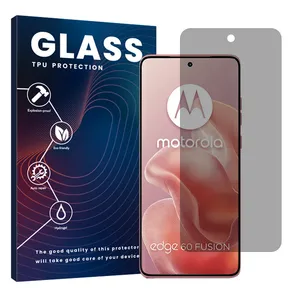 Glass privacy Hydrogel Screen Protector for Motorola Edge 60 Fusion mobile phone