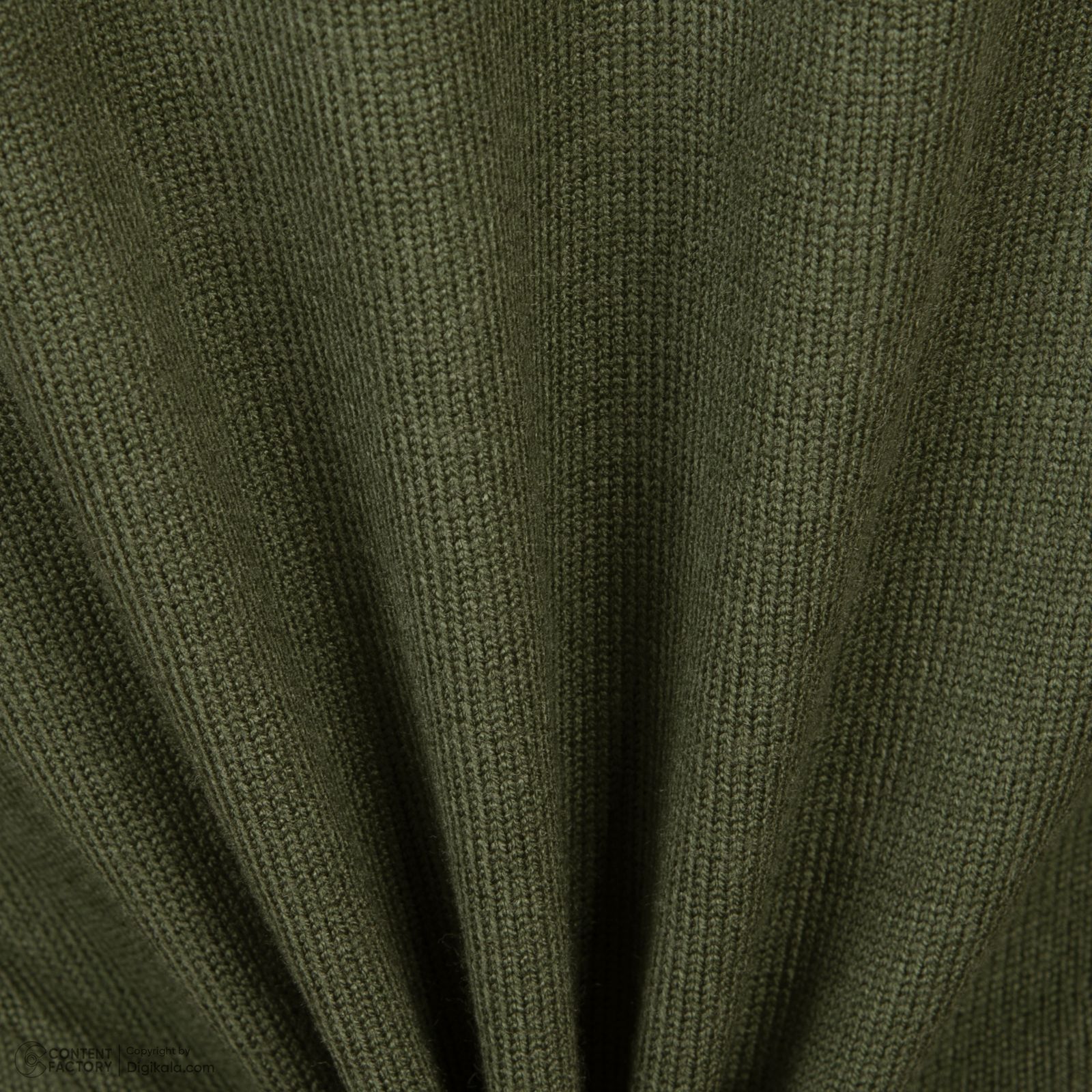 پلیور مردانه پاتن جامه مدل یقه اسکی کد 304021020006999 رنگ سبز تیره -  - 6