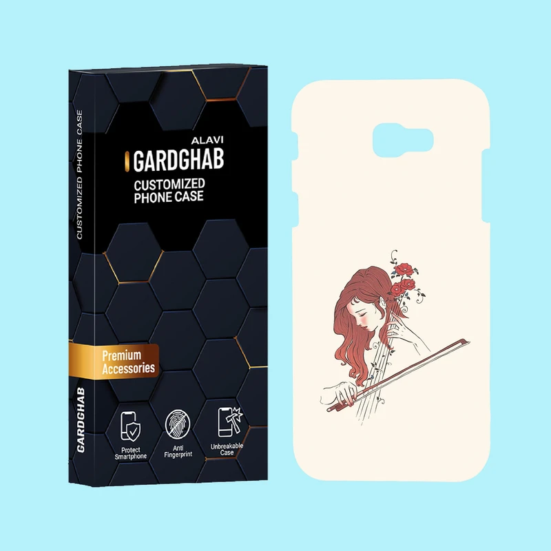 کاور گارد قاب علوی مدل ساز و موزیک مناسب برای گوشی موبایل سامسونگ Galaxy A720 / A7 2017