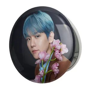 آینه جیبی خندالو طرح بکهیون گروه اکسو EXO مدل تاشو کد 13610 