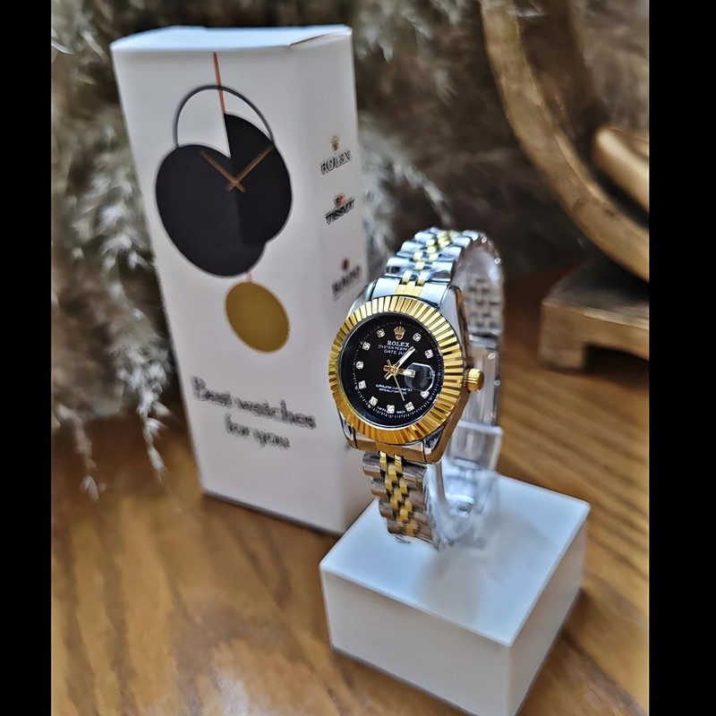 ساعت مچی عقربه ای زنانه مدل دیت جاست_gld_st08 ساعت مچی عقربه ای زنانه مدل دیت جاست_gld_st08