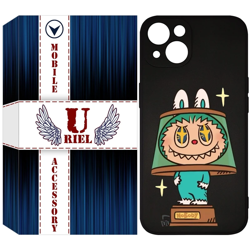 کاور یوریل مدل KSH کد 126 طرح عروسک لبوبو مناسب برای گوشی موبایل اپل iPhone 13