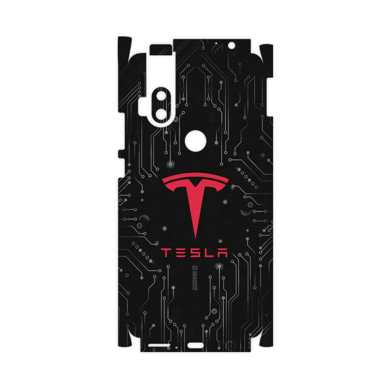 برچسب پوششی ماهوت مدل TESLA-Motors-FullSkin مناسب برای گوشی موبایل موتورولا One Hyper