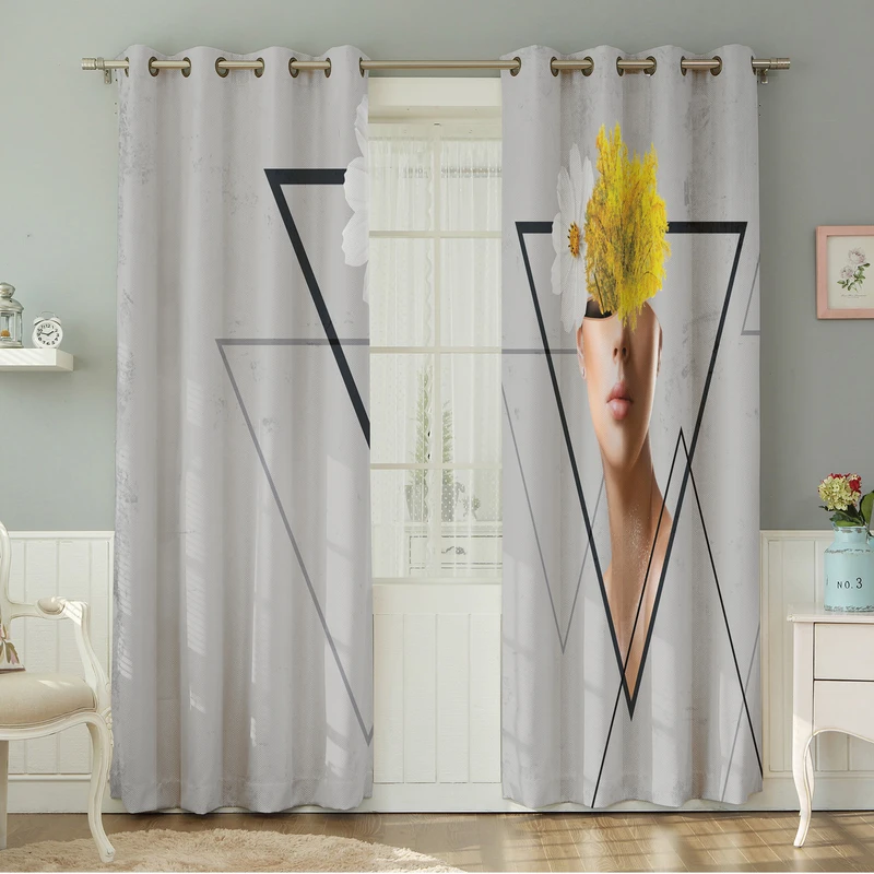 پرده نیروانا طرح مدرن  مدل مخمل کد 5129 سایز 140×280 سانتی متر