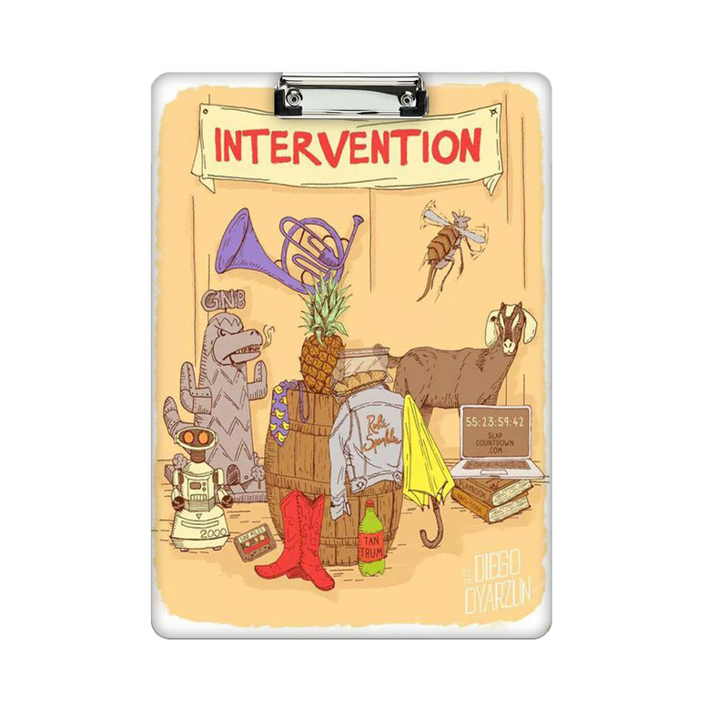 تخته شاسی طرح INTERVENTION کد 850 سایز A4