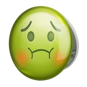 آینه جیبی خندالو طرح ایموجی مدل تاشو کد 24660 