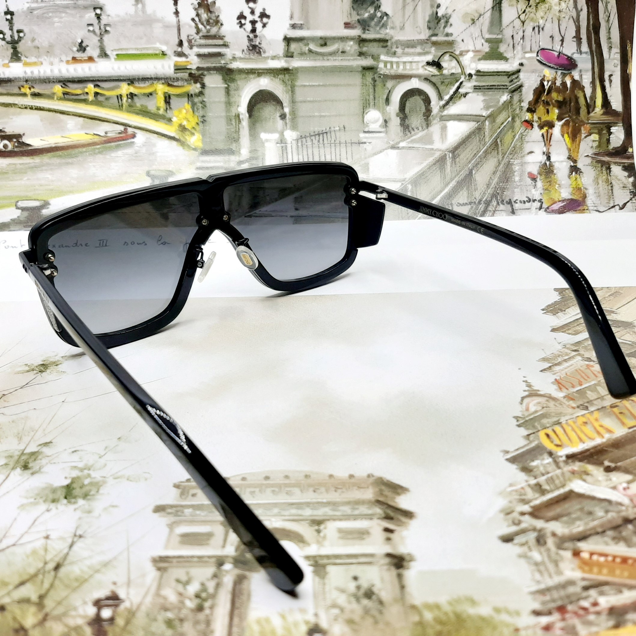 عینک آفتابی زنانه جیمی چو مدل MECKS6bgbl -  - 6