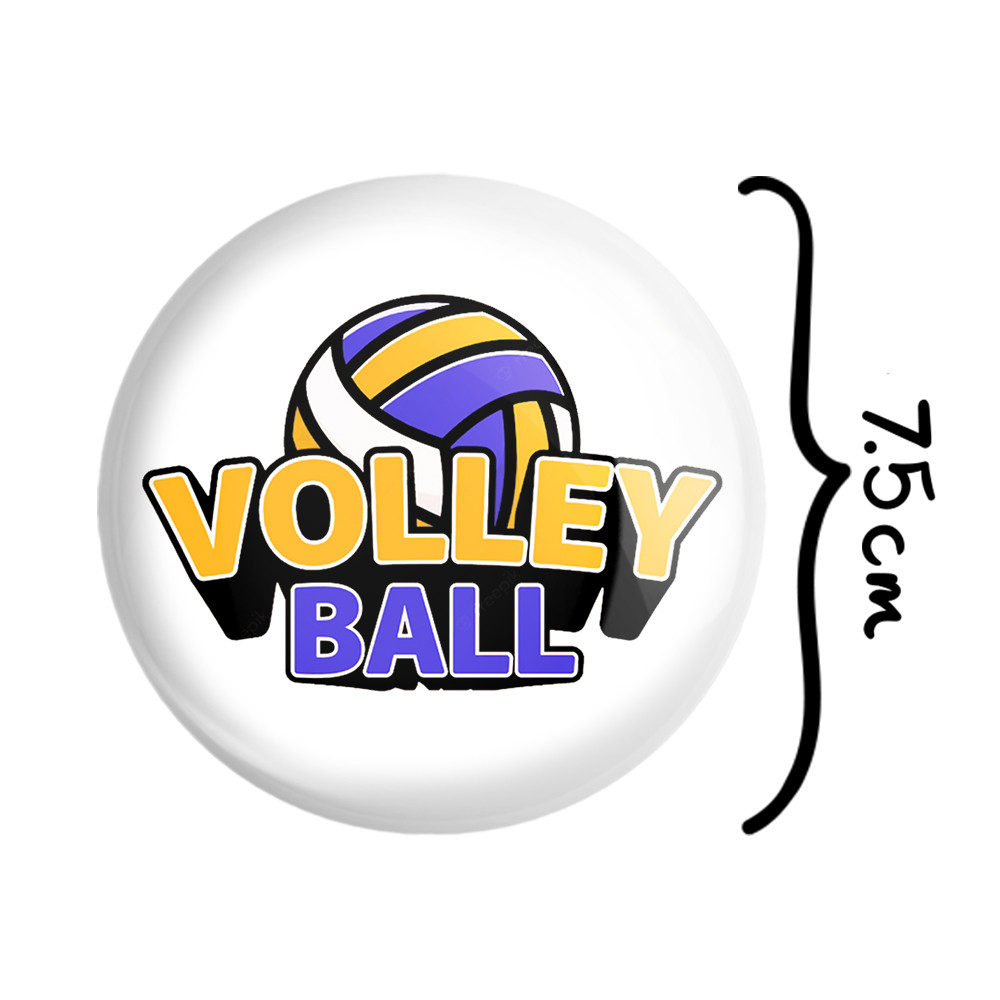 آینه جیبی خندالو طرح والیبال Volleyball مدل تاشو کد 26403