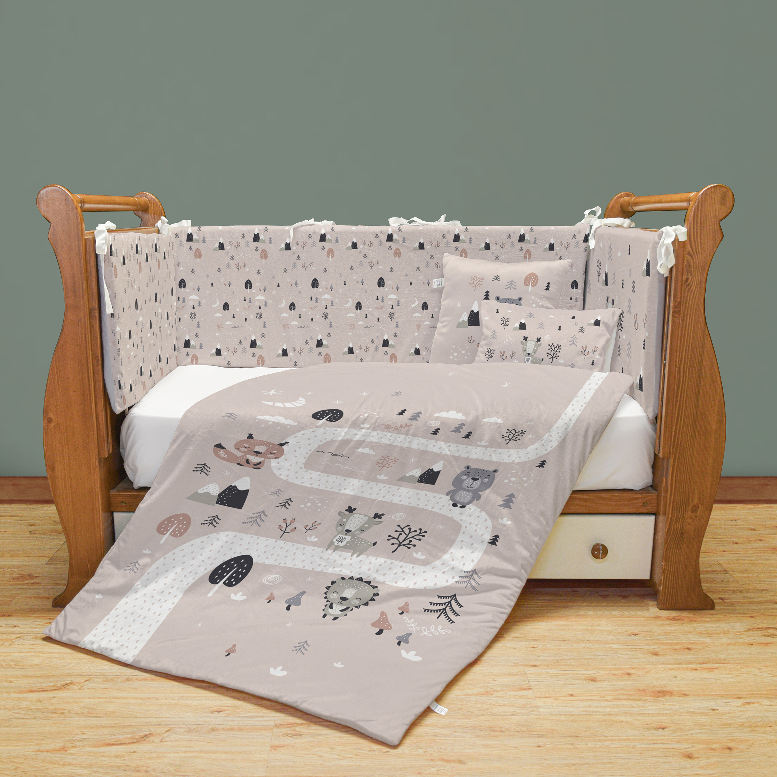 سرویس روتختی 7 تکه کودک مامزکیوتی مدل بیابان SK94